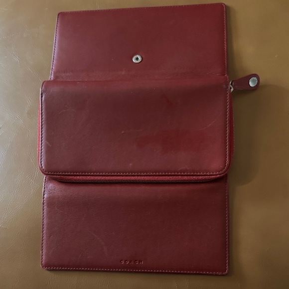Coach Merlot Leather Wallet *Gently Used* - Picture 5 of 6